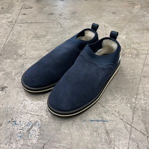 [NEW] Navy Sherpa Lined Suicoke Slip-Ins - Size 10M